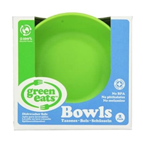 Green Eats Recycled BPA Free Snack Bowls