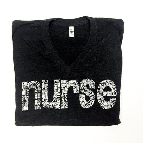 Unisex Nurse Tri Black T-Shirt - Our Nation's Creations