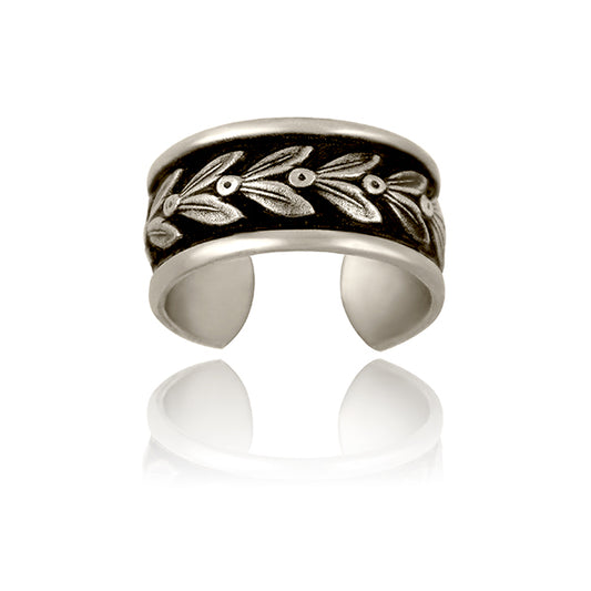 Olive Leaf Ring - Silver - Our Nation's Creations