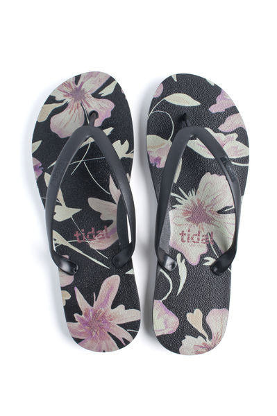 Flip Flop ~ Men's Orange Floral - Our Nation's Creations