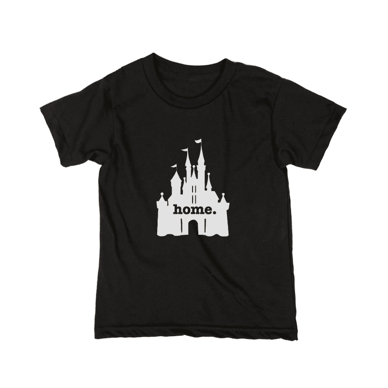 Home T Kids Castle Grey T-Shirt - Our Nation's Creations