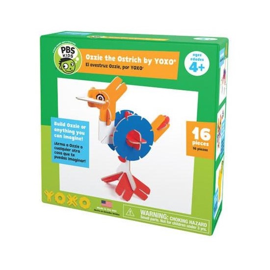 YOXO PBS KIDS Ozzie the Ostrich Building Toy - Our Nation's Creations