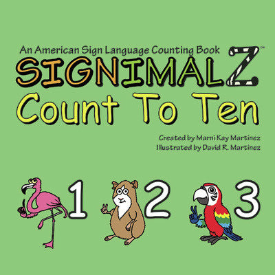 Signimalz Sign Langauge Count to Ten Book - Our Nation's Creations