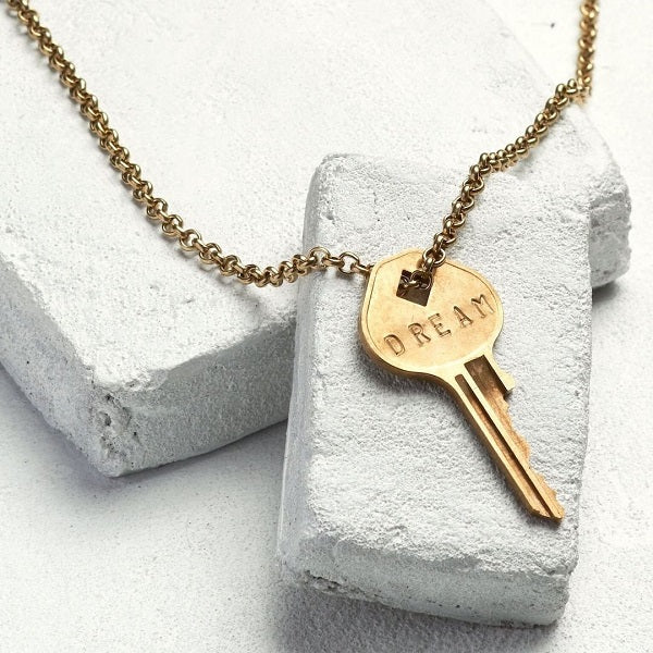 The Giving Keys 27" DREAM Classic Pendant Antique Gold - Our Nation's Creations